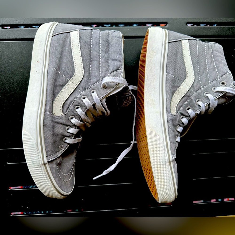 Grey Vans High Top Shoe